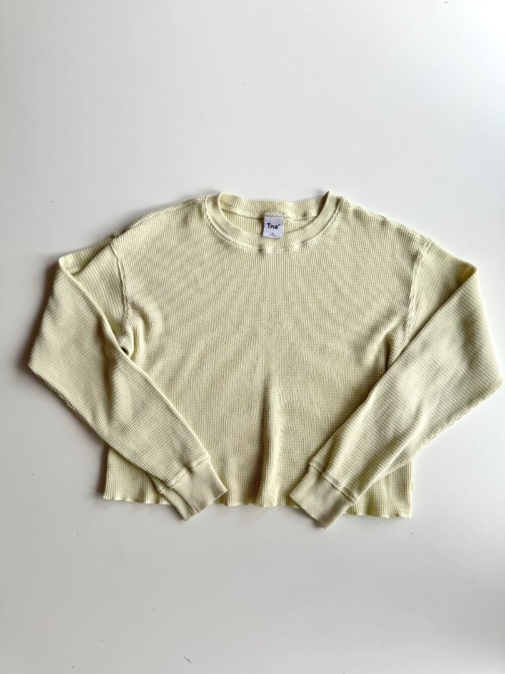 Lot of 2 Aritzia TNA Items - Mays & Tour Cotton Long Sleeve T-Shirts, Size XS - Picture 2 of 13